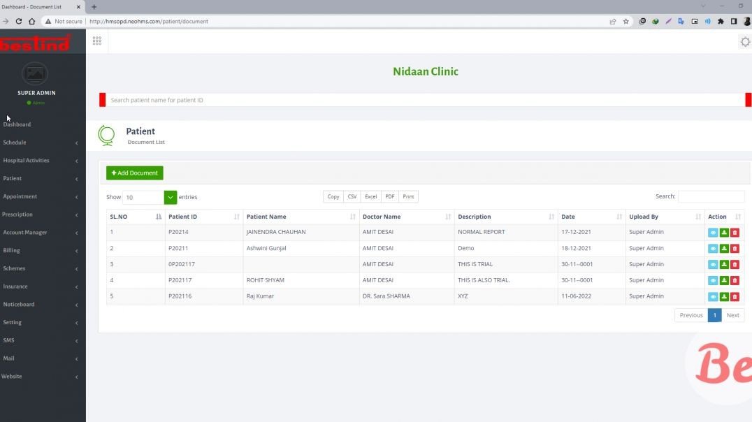 How_To_Add_New_Appointment_Of_Any_Patient_In_Neo_Clinic