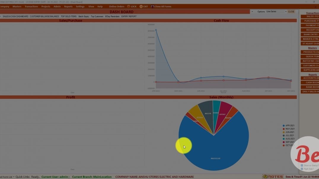 HOW TO CREATE USER AND USER RIGHTS IN BESTIND GST PRO