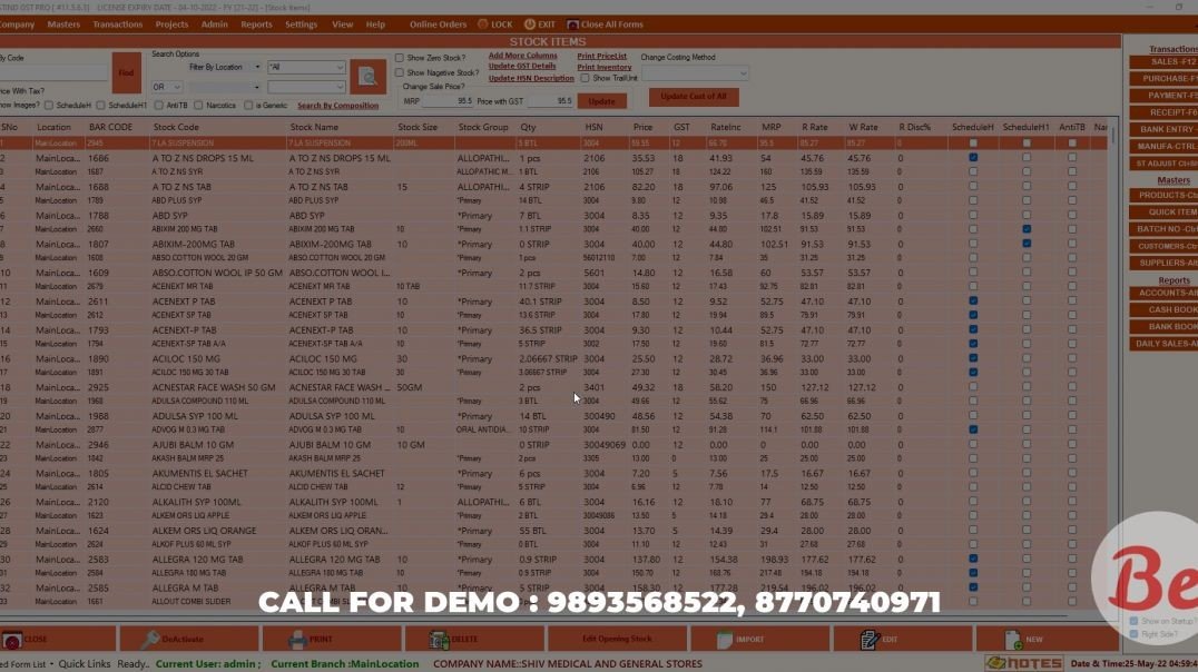 HOW TO CREATE MEDICAL STORES ITEMS