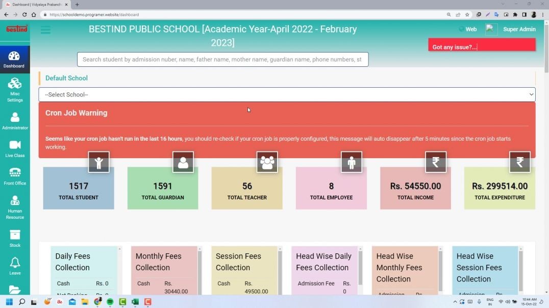 How to Create Student Bulk Admission BESTIND VIDHYALAYA PRABANDHAN (HINDI)