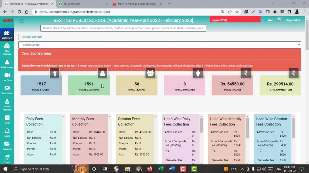 How to manage Notice BESTIND VIDHYALAYA PRABANDHAN (HINDI)