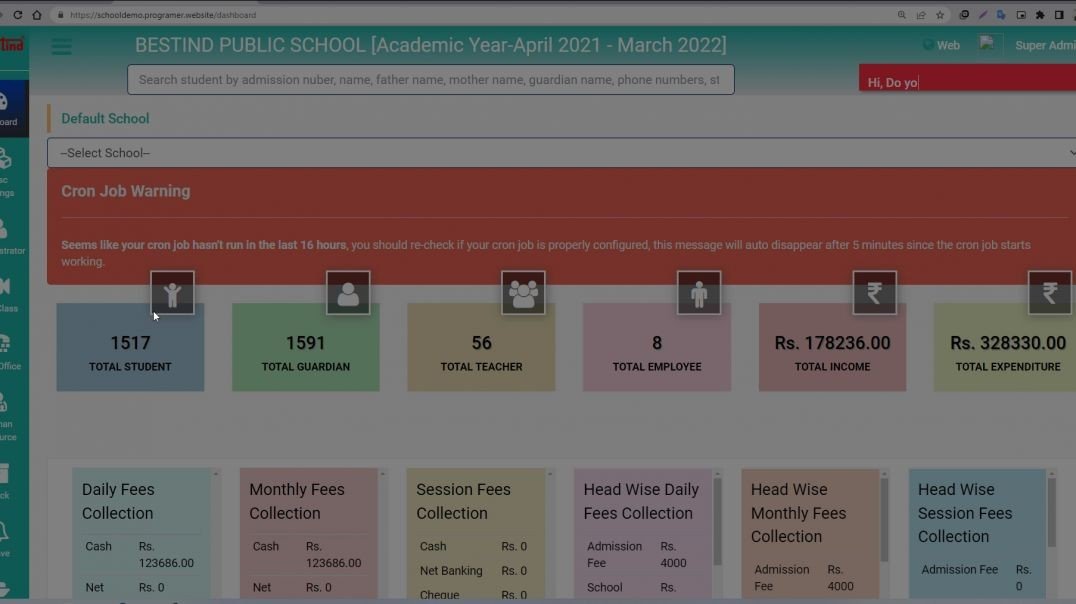 How To  Frontend manage Page BESTIND VIDHYALAYA PRABANDHAN (HINDI)