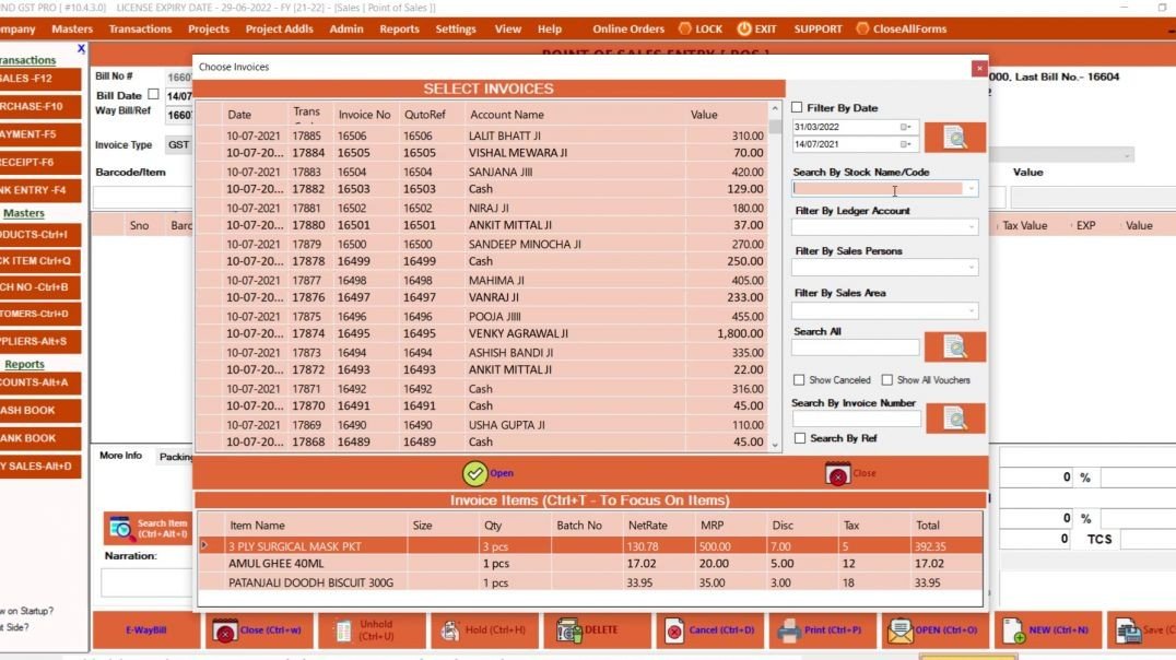 ⁣HOW TO OPEN AND EDIT SAVED INVOICE