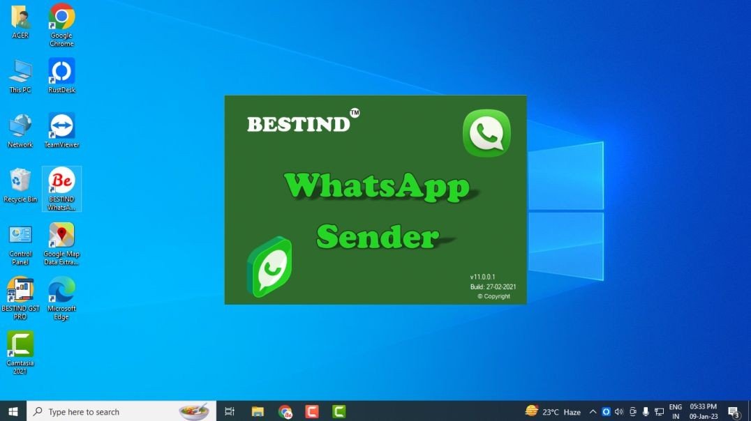 BESTIND Bulk Whatsapp sender Demo Video(Hindi)