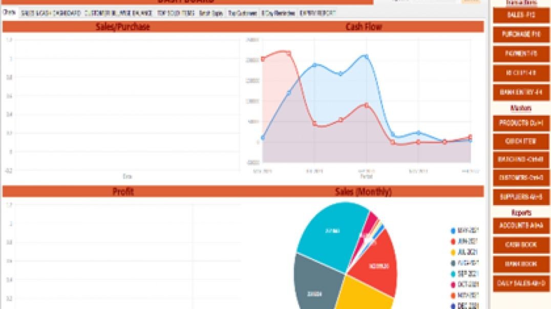 ⁣GST REPORTS IN GST ERP SOFTWARE(HINDI)