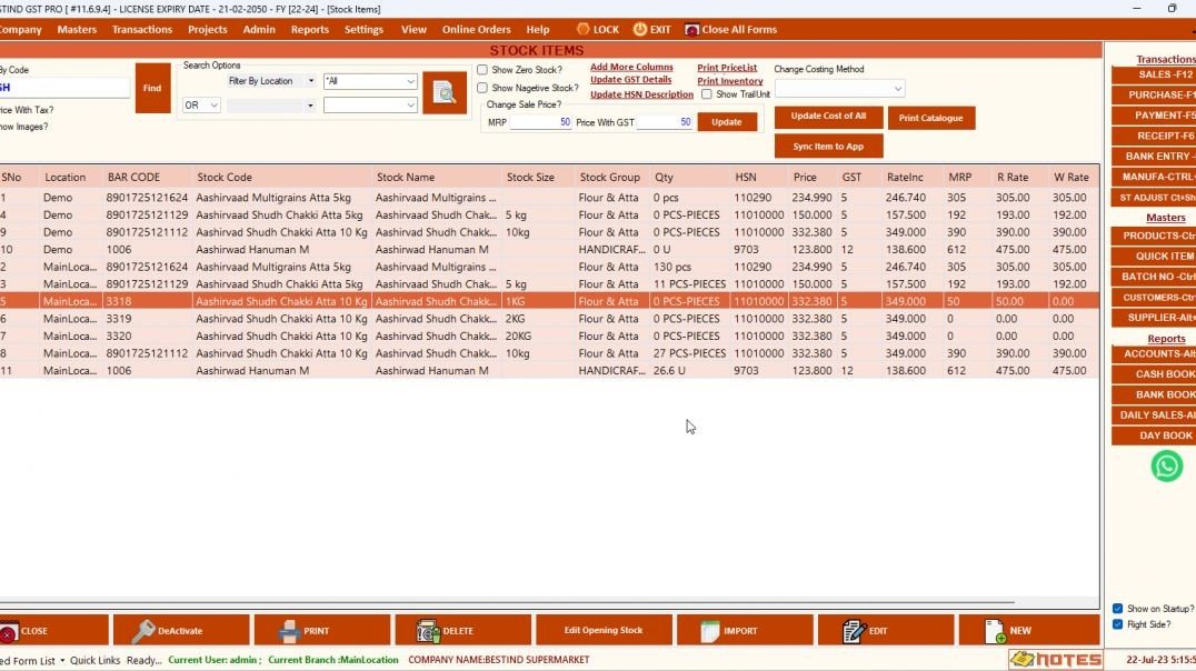⁣HOW TO CREATE ITEM WITH MULTIPLE SIZES WHILES PURCHASE OR DIRECTLY FROM STOCK IT